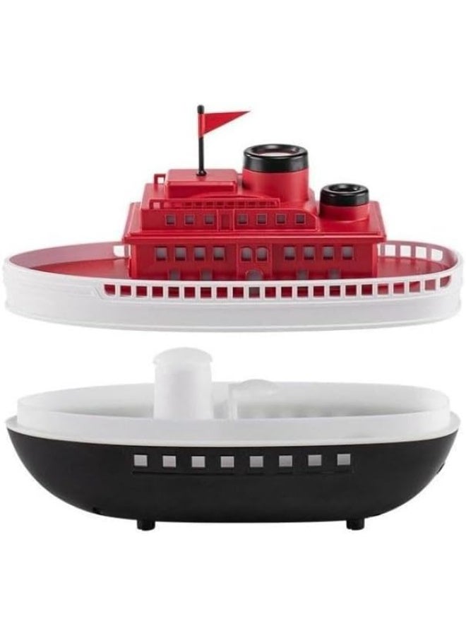 Ship Aromatherapy Diffuser Humidifier 300ml Essential Oil Diffuser for Home Bedroom Office Steamboat Decorative Cool Mist Humidifier - Image 2